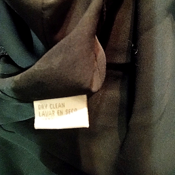 FINAL PRICE DROP Vintage Jones New York Taupe/Black Floral Lace Dress Size 16 - Picture 8 of 10